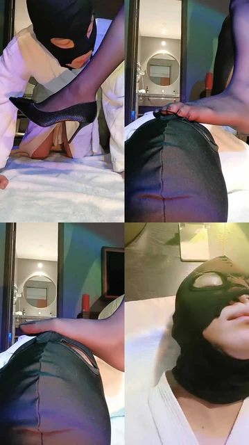 【米小唐】黑丝脚下的修狗