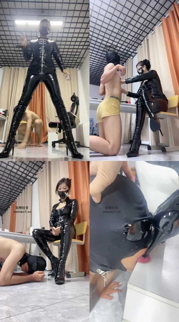 【喵主】转胯狗爬/鞭打/虐乳/踩踏喂食