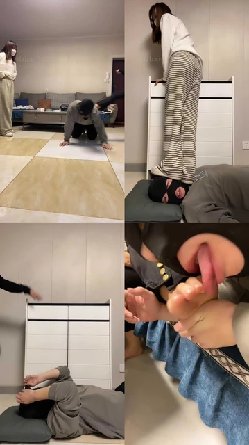 【精神小妹】3S学生主-暴力踢踹发泄专场