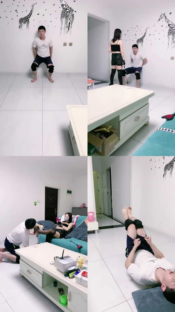 【蜜糖情侣】各种体罚/高跟踩踏/闻舔黑丝