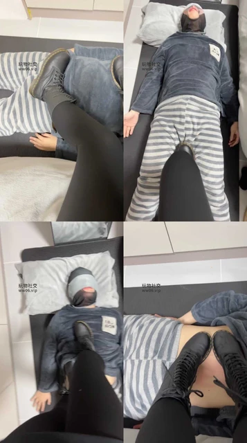 【潇潇大人】厚底皮靴全体重碾压踩