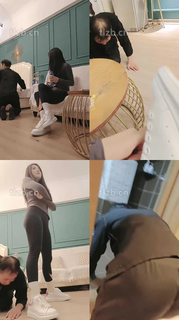 【昭玥】转胯/全体重踩踏/舔脏鞋-小白鞋棉袜