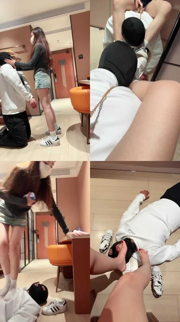 【御妍S】TJ贝壳头棉袜舔鞋舔裸足开发圣水