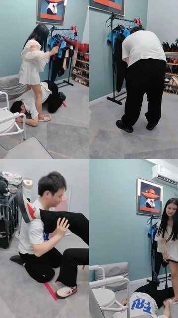 【萝莉糖糖】开发拉丁舞老师-鞭打/裸足全体重踩踏/遛狗爬行