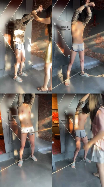 【芊芊】吊绑重度虐打废物奴【双视角版】