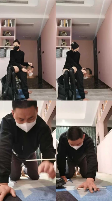 【皮皮】揪耳朵/抽耳光/踩手指刑/物化座椅/踩踏踢踹【完整版】