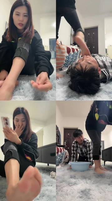 【安主子】情侣主-骑马/裸足踩踏/臭脚狂舔/伺候沐足