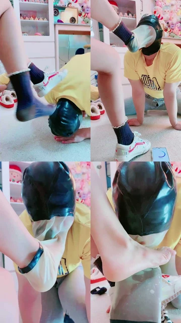 【美离子】气味羞辱创意玩-原味脚/鞋/袜密封强制闻窒息