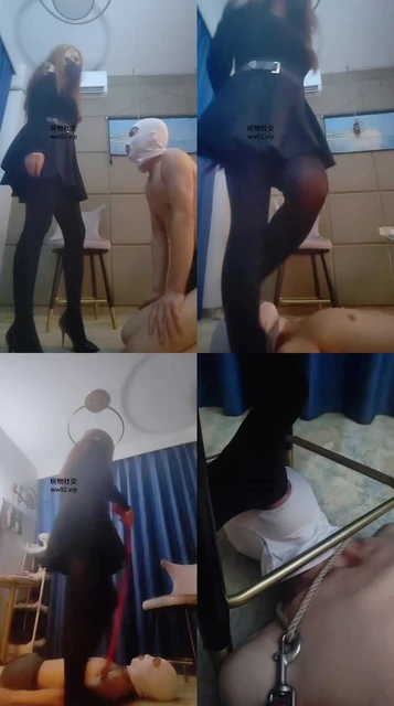 【魔鬼天使】黑丝高跟踩/踢踹骑马/坐脸窒息