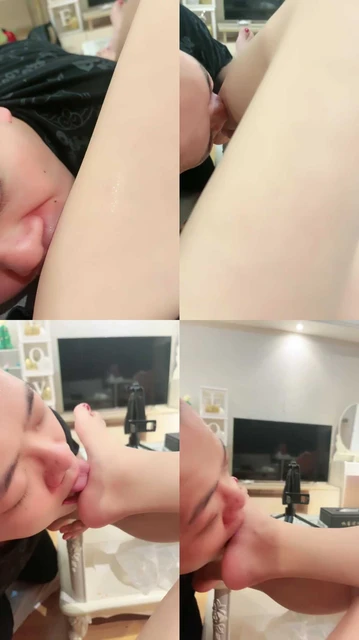 【爱丽丝】训练狗舌舔大腿