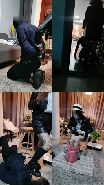 【乐姐】家奴隔离回来奴性训练强化