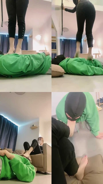 【晨颜】高跟/长靴全体重踩踏