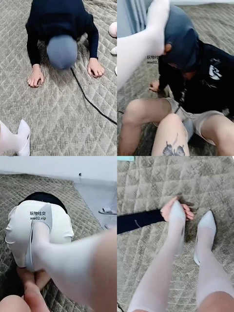 【姗姗】高跟白丝踩虐家奴