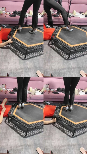 【冰诺】全体重踩踏人体蹦床【完整版】