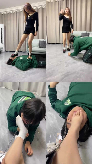 【素人挖掘机】抽耳光/皮鞋白袜踩踏/提档/坐脸窒息/骑马