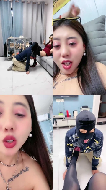 【伊兮夫妻】囚禁狗笼/跪求钥匙/骑马/吃浓痰/舔吃内裤/舔腋下