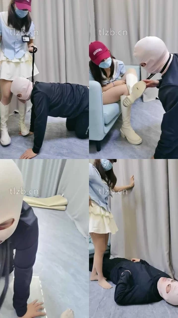 【瑶瑶】长靴踩狗头碾压/舔脏鞋/品尝肉丝脚/踩踏