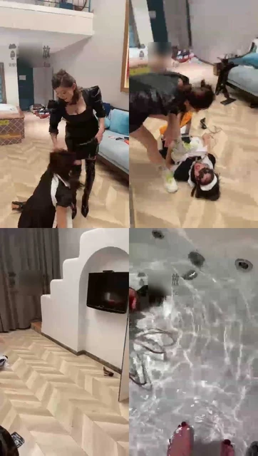 【绝版女女】八爷和琳琳超狠收拾可怜女M双视角