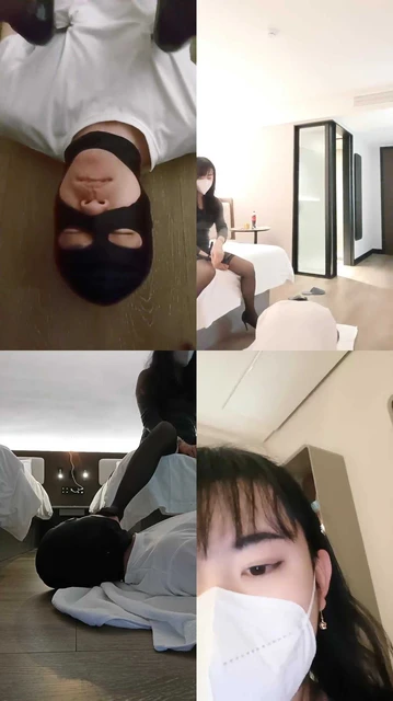 【米小唐】开发新狗高跟虐乳/勒脖黑丝脚深喉