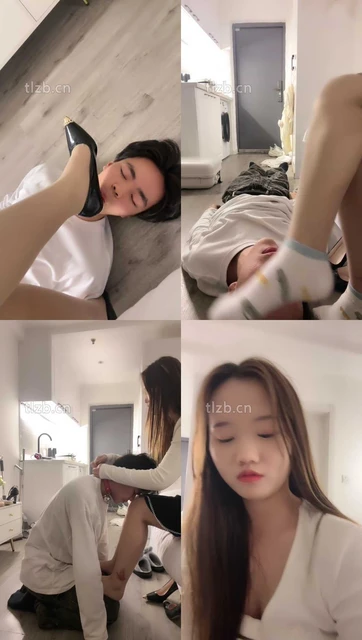 【叶娘】原味棉袜丝袜捂脸/闻香水/骑狗背sp