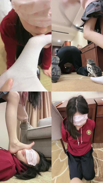 【奶味小仙女】母畜-舔闻原味白袜脚趾/骑狗背/鞭打/喂口水/深喉