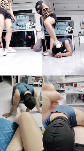 【李老师】小白鞋踩踏/品尝酸臭玉足