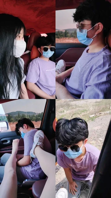 【申小悦】接弟弟放学虐-强迫下跪/按摩/闻肉丝脚