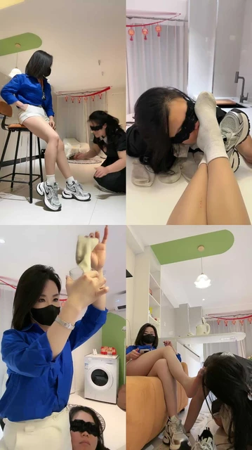 【辣吃多的辣姐s】母狗的脏棉袜盛宴