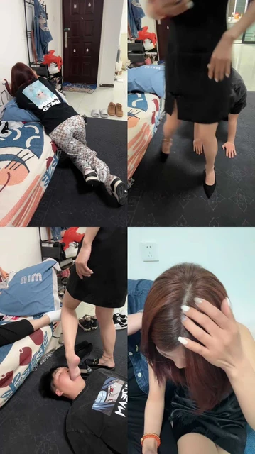 【安主子】换多双鞋全体重踩踏/裸足狂舔