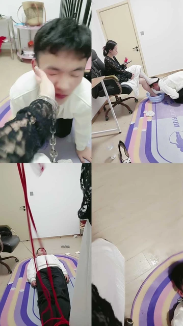 【薇薇】捆绑圣水窒息