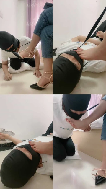 【妖姬】狗舌清理铆钉高跟/品尝原味jio