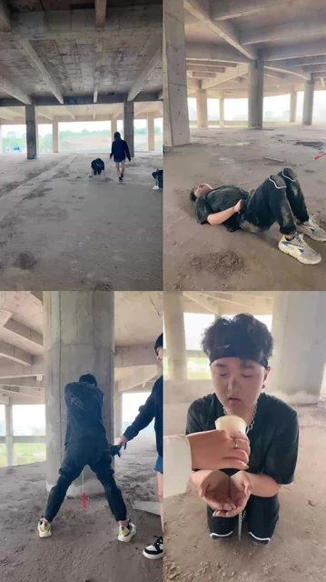 【绝美双主】双S户外调-全体重踩踏/抽打/喂口水