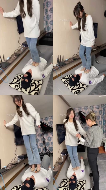 【二宝】带学生素人强制全体重踩踏【完整版】