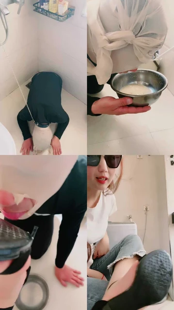 【语阳】厕奴训练/踩狗头/吃呕吐物/人体擦鞋器