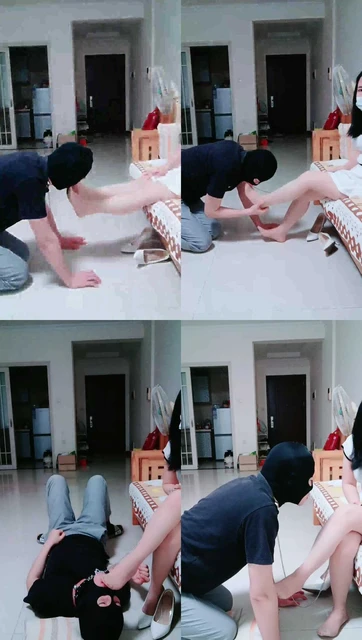 【中山红红】踩踏/原味肉丝脚狂舔