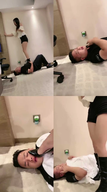 【奶罐】素人入圈首调-全体重踩踏/脚喂酸奶