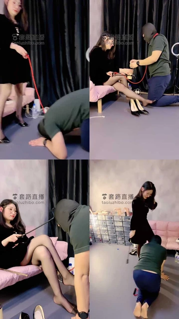 【冷凝大大】御姐黑丝诱惑/狗跪求鞭打