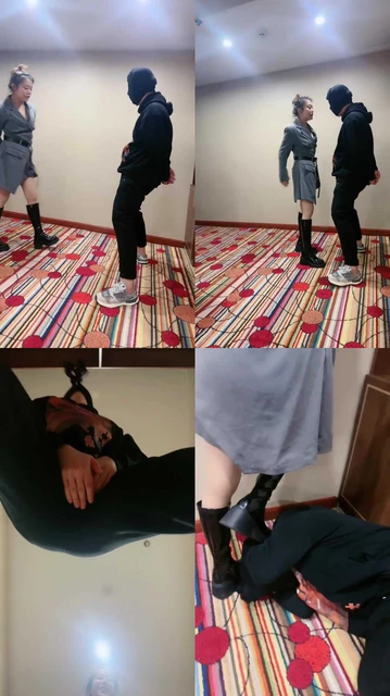 【逗逗】醉酒后调狗-长靴提档/超暴力踢踹【完整版】