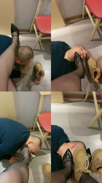 【临浅女S】高跟黑丝踩虐/清理马丁靴【双视角版】