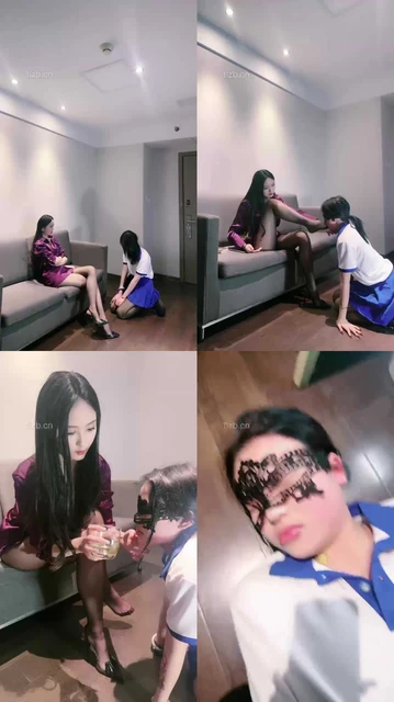 【司宁青】母畜-强迫喝圣水/高跟黑丝踩踏/脚插嘴