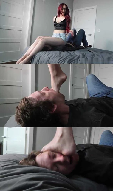 【欧美女王】BP-被高傲白富美女神May踩在脚下舔脚插嘴吃脚泥踩脸闷脸窒息！