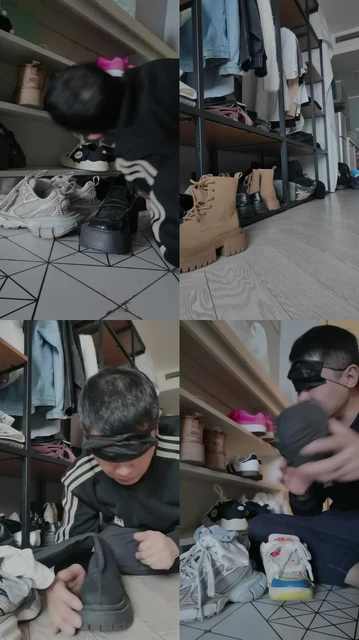 【文文文】主人不在家偷偷闻鞋袜