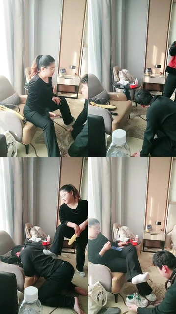 【东营青青s】玩狗耳光鞋底吃烟灰