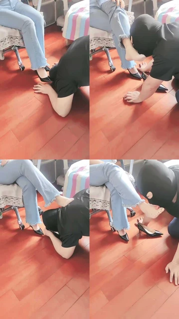 【心甜夫妻】下跪求高跟裸足虐