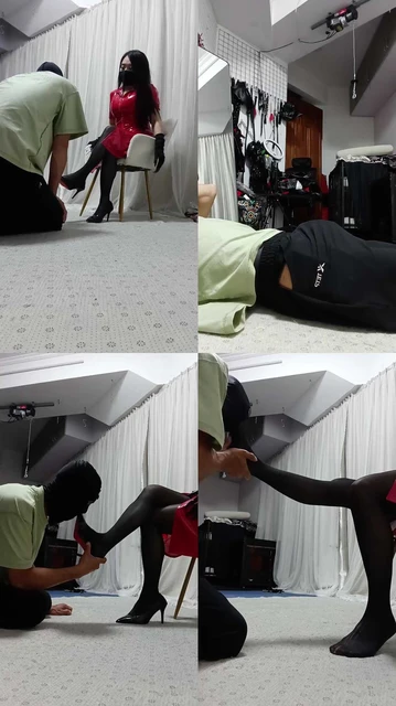 【冰炫女司】高跟黑丝踩虐/抽耳光