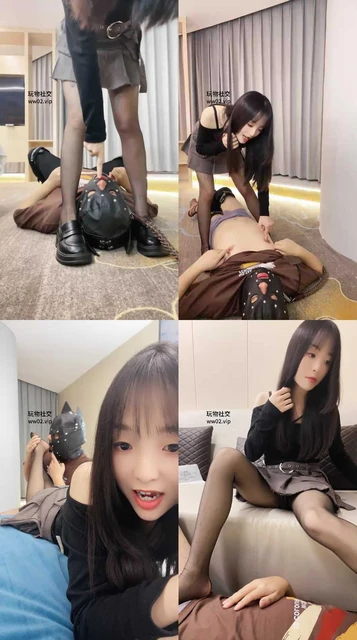 【小欲】皮鞋黑丝踩虐/坐脸窒息/踢裆/内裤套头赏赐圣水