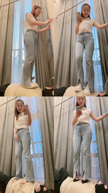 【语阳】白袜塞嘴-小白鞋-高跟全体重踩踏