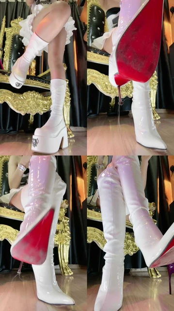 【玥樾S】白色靴子榨