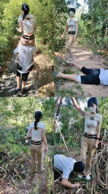 【暴力美学】少女野外暴力拉练