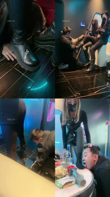 【酒鸽】双主-KTV虐-骑狗背/拽头发强制舔/坐脸窒息